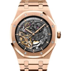 오데마피게 로얄오크 Double Balance Wheel Openworked 41mm 15407OR.OO.1220OR.01 Full Rose Gold Skeletonized Dial[APS]