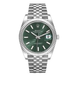 롤렉스 데이저스트 41mm 126334-0030  Full 904L Fluted Motif Olive Green Dial Jubilee[CLEAN]