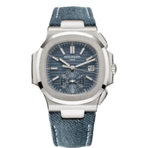 파텍필립 노틸러스 40.5mm 598060G-001 White Gold Calf Skin Strap Blue-Gray Dial[3K]