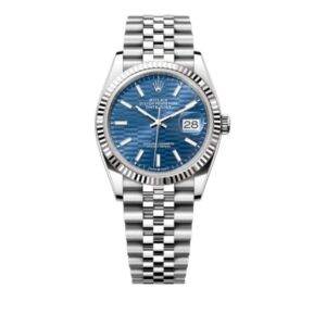 롤렉스 데이저스트 36mm 126234-0049 Full 904L Fluted Motif Blue Dial Jubilee[CLEAN]
