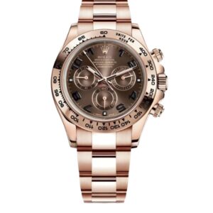 롤렉스 데이토나 40mm 116505-0011 Full Rose Gold Arabic Number Brown Dial[CLEAN]