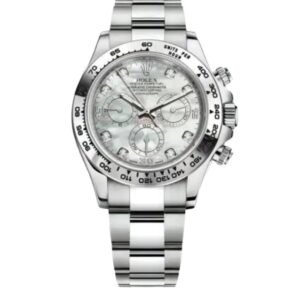 롤렉스 데이토나 40mm 116509NG Full White Gold Diamond Mop Mother Of Pearl Dial[CLEAN]