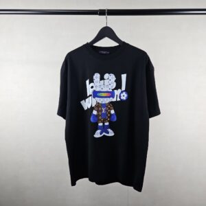 [국내배송]루이비통 수입 LV cow 프린팅 라운드 티셔츠 남여공용