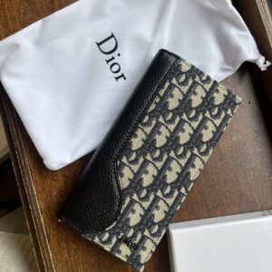 [국내배송]디올 오블리크 새들 장지갑