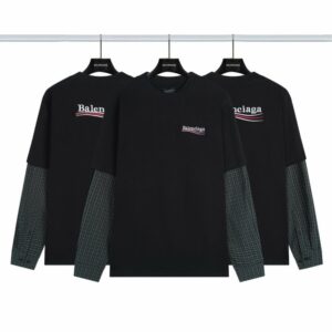 [국내배송]발렌시아가 셔츠 레이어드 티셔츠