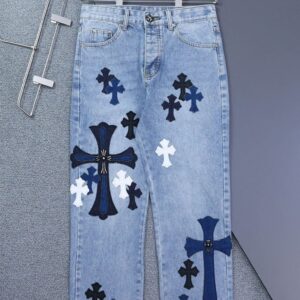 [국내배송]크롬하츠 멀티 크로스 워싱 데님 청바지