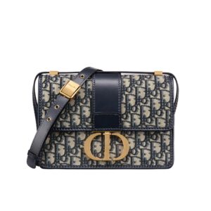 [탑티어/해외배송]디올 30 몽테뉴 백(블루/오블리크 자카드)