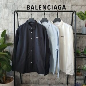 [국내배송]발렌시아가 웨이브로고 러슬 셔츠