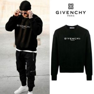 [국내배송]지방시 디스트레시드 빈티지로고 커플맨투맨