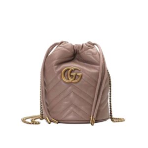 [프리미엄/해외배송]구찌 GG 마몽 미니 버킷백(토프)