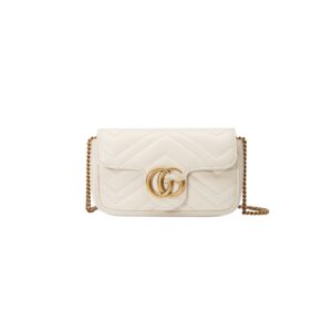 [프리미엄/해외배송]구찌 GG 마몽 수퍼 미니백(화이트)