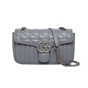 [프리미엄/해외배송]구찌 GG 마몽 스몰 숄더백(그레이)