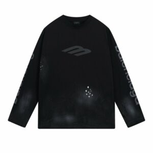 [국내배송]발렌시아가 페인팅 팔로고 긴팔티