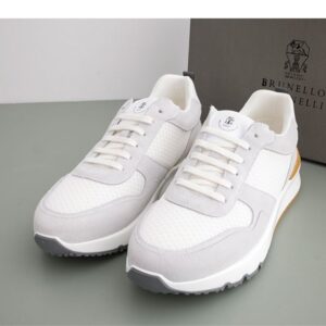 [국내배송]브루넬로쿠치넬리 [Brunello Cucinelli] 레더 믹스 스니커즈