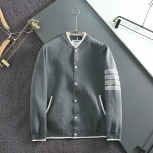 [국내배송]톰브라운 신상 4바 앵커자가드 자수로고 양모 버턴쟈켓