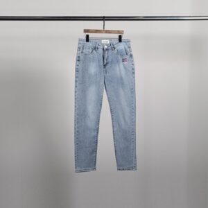 [국내배송]로에베 컬러 아나그램자수 청바지