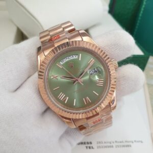 [국내배송]로렉스 데이져스트 데이데이트 올리브그린 로즈골드