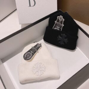 [국내배송]크롬하츠 레더패치 비니