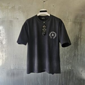 [국내배송]크롬하츠 피그먼트 워싱 트리플크로스 티셔츠