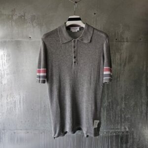 [국내배송]톰브라운 텍스처 코튼 폴로셔츠