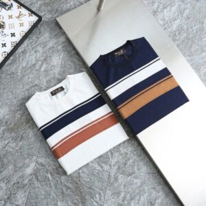 [국내배송]로로피아나 2025SS 단가라스티치 클래식로고 쿨니트 라운드