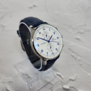 [국내배송]IWC 포르투기저 화이트다이얼 블루침