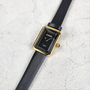 [국내배송]샤넬 프리미에르 블랙 다이얼 골드