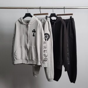 [국내배송]크롬하츠 레더말굽 집업 트레이닝 세트