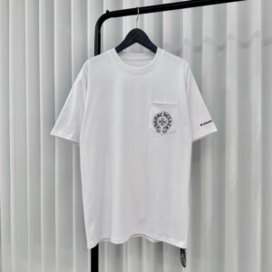 [국내배송]크롬하츠 홀스슈 포켓 로고 반팔 티셔츠