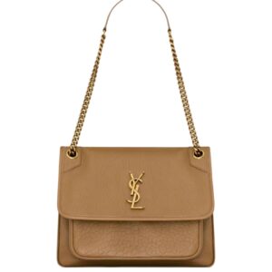 [프리미엄/해외배송]생로랑 니키 미디엄백(다크 코르크)