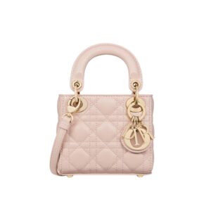 [탑티어/해외배송]디올 레이디 디올 마이크로 백(파우더 핑크/까나쥬/램스킨)