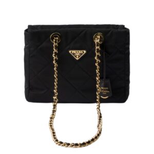 [프리미엄/해외배송]프라다 리에디션 1995 체인 리나일론 토트백(블랙)