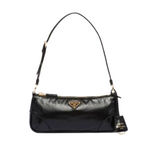[프리미엄/해외배송]프라다 리에디션 2002 브러쉬드 레더 스몰 숄더백(블랙)