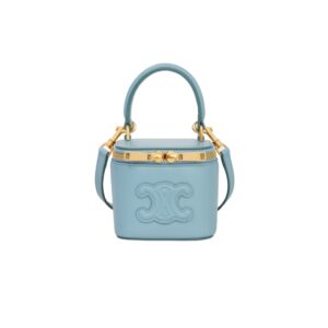 [프리미엄/해외배송]셀린느 퀴르 트리옹프 베니티 케이스 미니(블루)