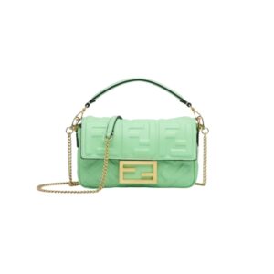 [프리미엄/해외배송]펜디 바게트 백 미니 FF(민트)