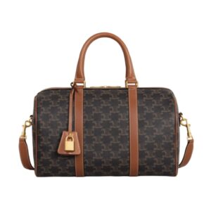 [프리미엄/해외배송]셀린느 보스턴 백(탠/트리옹프 캔버스)