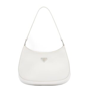 [프리미엄/해외배송]프라다 클레오 브러시드 레더 숄더백(화이트)