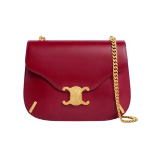 [프리미엄/해외배송]셀린느 트리옹프 베사체 체인 숄더백(카민)