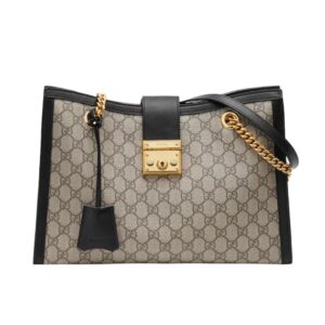 [프리미엄/해외배송]구찌 패들락 미디엄 숄더백(GG수프림/블랙)