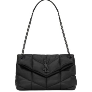 [프리미엄/해외배송]생로랑 푸퍼 스몰(블랙/흑장)