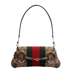 [프리미엄/해외배송]구찌 홀스빗 체인 스몰 숄더백(GG수프림/브라운)